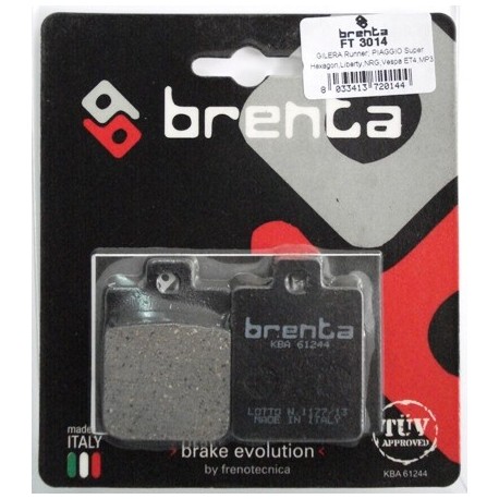 Pastillas de freno Brenta FT 3014 Piaggio/Vespa