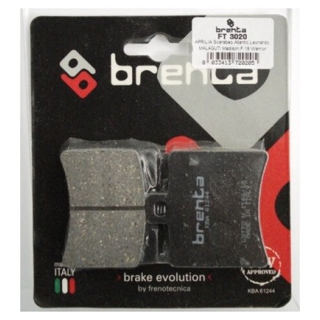 Pastillas de freno Brenta FT 3020 Aprilia Atlantic, SR, Malaguti...