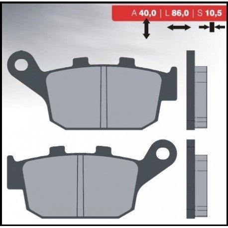Pastillas de freno Brenta FT 3073