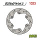 Disco de freno NG 1023 Ø256 x Ø144 x 4.5