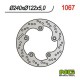 Disco de freno NG 1067 Ø240 x Ø122 x 5