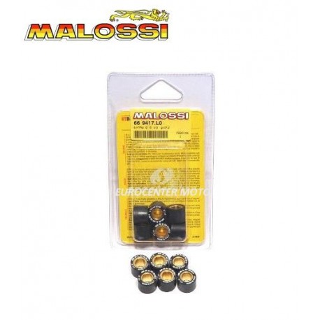 Rodillos variador 15x12. 6 Unidades. Malossi