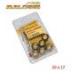 Rodillos variador 20x17. 6 Unidades. Malossi