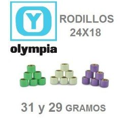 Rodillos variador 24x18. 6 Unidades. Etre-Olympia