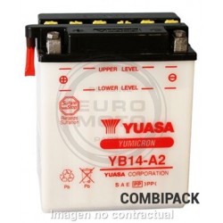 Batería YB14-A2 Yuasa Combipack
