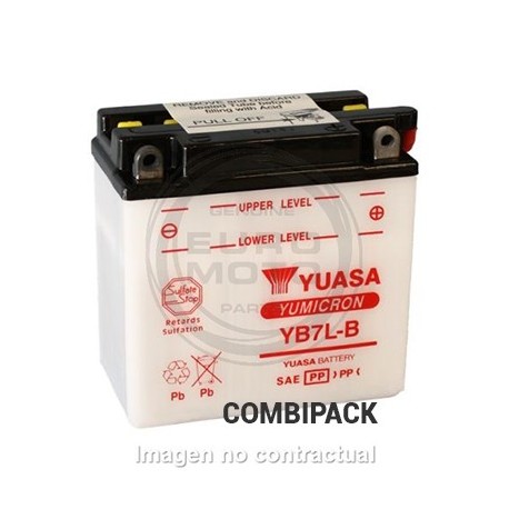 Batería YB7L-B Yuasa Combipack