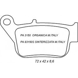 Pastillas de freno Brenta/Etre Yamaha X-Max 125/250 traseras desde 2014