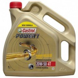 Aceite Castrol Power 1 4T 20w-50. 4L