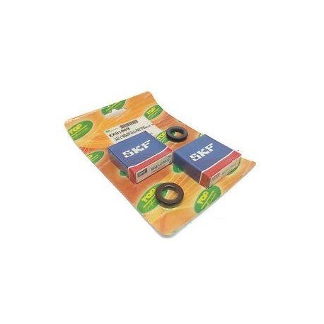 Kit cojinetes y retenes Top cigueñal piaggio 50c.c (Cojinetes SKF)