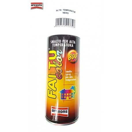 Barniz Spray negro anticalórico. Especial Tubos de escape