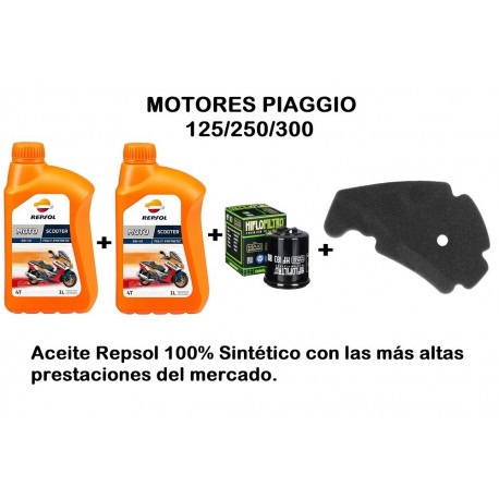 Kit revisión Motor Piaggio 125/250/300 c.c