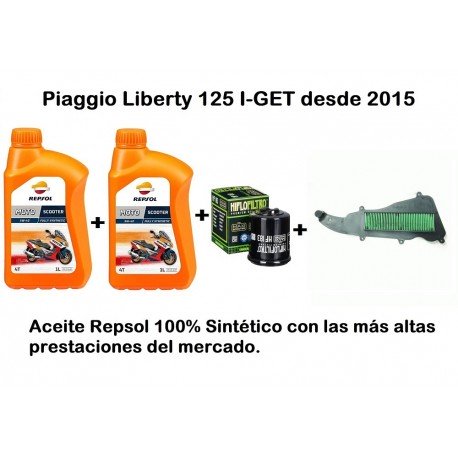 Filtro de aire Piaggio Liberty 125 I-GET desde 2015